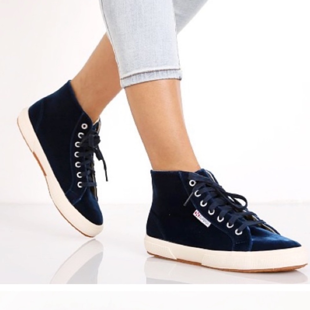 Superga navy sneakers 7 canvas